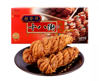 【新品】中华老字号桂发祥十八街多味麻花500g天津特产传统糕点大礼盒零食